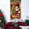 550x550-33029.jpg Unyqoos® Sfeervolle kerstdeurdecoratie met kerstman en rendieren voor binnen en buiten