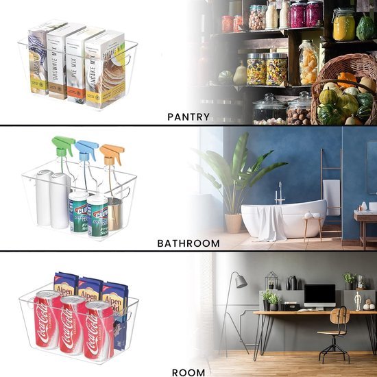 550x550-33278.jpg Unyqoos® Transparante koelkastorganizerset voor efficiënt voedselbeheer in de keuken