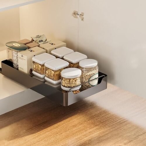 550x550-33298.jpg Unyqoos® Telescopische uittrekbare lade voor keuken en badkamer met eenvoudig montage