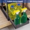 Unyqoos® Multifunctioneel Tweelaags Onderkast Organizer Rek voor Keuken en Badkamer
