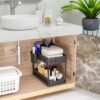 Unyqoos® Multifunctioneel Tweelaags Onderkast Organizer Rek voor Keuken en Badkamer