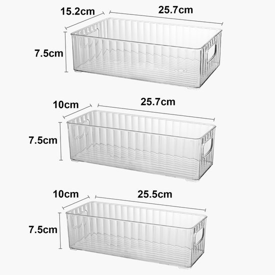 550x550-33324.jpg Unyqoos® Set van Drie Koelkastorganizers in Verschillende Maten voor Efficiënte Opslag