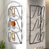 Unyqoos® Zelfklevende wandhouderset voor pannendeksels, ruimtebesparende oplossing zonder boren voor de keuken