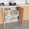 Unyqoos® Praktische uittrekbare keukenlade zonder boren voor eenvoudig gebruik