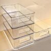Unyqoos® Transparante stapelbare koelkastorganizers voor efficiënte voedselopslag