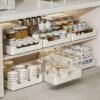 550x550-33479.jpg Unyqoos® Witte uittrekbare lade organizer voor keuken en badkamer zonder boren