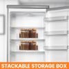 550x550-33491.jpg Unyqoos® Transparante en Stapelbare Koelkastorganizers met Handgrepen voor Keuken