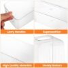 550x550-33493.jpg Unyqoos® Transparante en Stapelbare Koelkastorganizers met Handgrepen voor Keuken