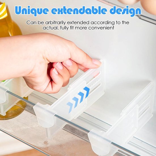550x550-33499.jpg Unyqoos® Verstelbare koelkastorganizer set van 16 stuks voor efficiënte opbergruimte