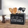 Unyqoos® Stijlvolle Grote Keukenorganizer Met Verwijderbare Bodem En Twee Praktische Vakken