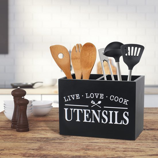 Unyqoos® Stijlvolle Grote Keukenorganizer Met Verwijderbare Bodem En Twee Praktische Vakken
