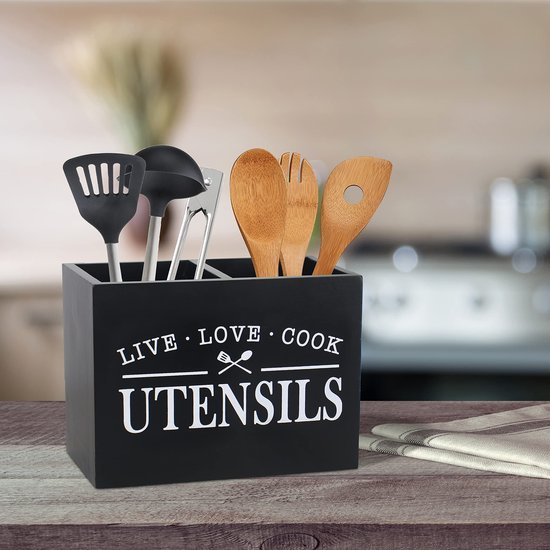 Unyqoos® Stijlvolle Grote Keukenorganizer Met Verwijderbare Bodem En Twee Praktische Vakken