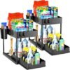 Unyqoos® Veelzijdige 2-laagse Organizer voor Onder de Gootsteen Met Haken en Schuifladen