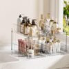Unyqoos® Multifunctionele Dubbel Laagse Organizer voor Keuken en Badkamer, Set van 2 Stuks met Uittrekbare Lade