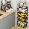 550x550-33597.jpg Unyqoos® Veelzijdige Metalen Opbergrekken op Wielen met Meerdere Lagen voor Keuken en Badkamer