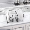 Unyqoos® Metalen bordenhouderset voor keukenorganisatie en ruimtebesparing