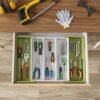 Unyqoos® Uitbreidbare Keukenlade Organizer voor Bestek en Keukengerei met Verstelbare Vakken tot 57 cm