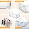 Unyqoos® Transparante Organizerset van 4 Stuks voor Keuken en Kantooropslag
