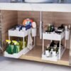 Unyqoos® Multifunctioneel Keuken- en Badkamerrek met Uittrekbare Lade voor Optimale Opslag