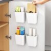 Unyqoos® Zelfklevende opbergdozen voor keukenkastdeuren en badkamers, set van 6