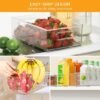 550x550-33845.jpg Unyqoos® Stapelbare en BPA-vrije opbergdozen set voor koelkast en keukenorganisatie