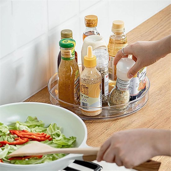 550x550-33870.jpg Unyqoos® Set van 2 draaibare organizers voor keuken en badkameropslag