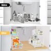 Unyqoos® Uitgebreide Keuken- en Badkamer Organizer met Uittrekbare Schuifladen en Verstelbare Hoogte