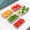 550x550-33923.jpg Unyqoos® Transparante stapelbare organizerset voor koelkast en keuken in 5 maten