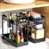 550x550-33936.jpg Unyqoos® Ruimtebesparende Keuken- en Badkamer Organizer met Meerdere Niveaus en Accessoires