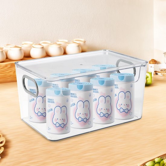550x550-33957.jpg Unyqoos® Ruimtebesparende transparante vuilniszakhouder voor keuken en badkamer