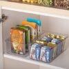 Unyqoos® Handige Stapelbare Opbergdozen voor Keuken en Koelkast met Vier Verstelbare Vakken