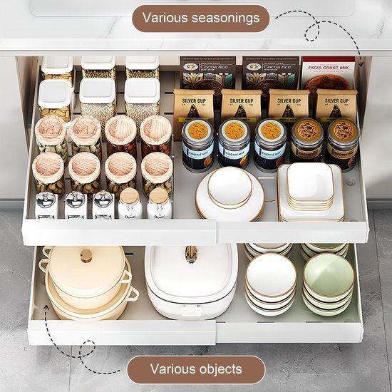 550x550-33999.jpg Unyqoos® Verstelbare telescopische laden voor keuken en badkamer zonder boren