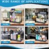 Unyqoos® Veelzijdige Onderkast Organisator Met Wielen En Accessoires Voor Keuken En Badkamer Opslag