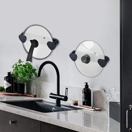 550x550-34050.jpg Unyqoos® Verstelbare pannendekselhouder zonder boren voor muurmontage en ruimtebesparing