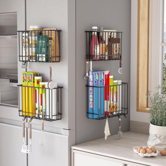 Unyqoos® Zelfklevende magnetische opbergdozen voor keuken en badkamer zonder boren
