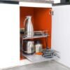 550x550-34113.jpg Unyqoos® Uittrekbare kastorganizer met 2 niveaus voor efficiënte opbergruimte in de keuken