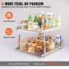 550x550-34115.jpg Unyqoos® Uittrekbare kastorganizer met 2 niveaus voor efficiënte opbergruimte in de keuken