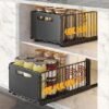 550x550-34164.jpg Unyqoos® Set van 2 uitschuifbare keukenladen voor efficiënte kastorganisatie