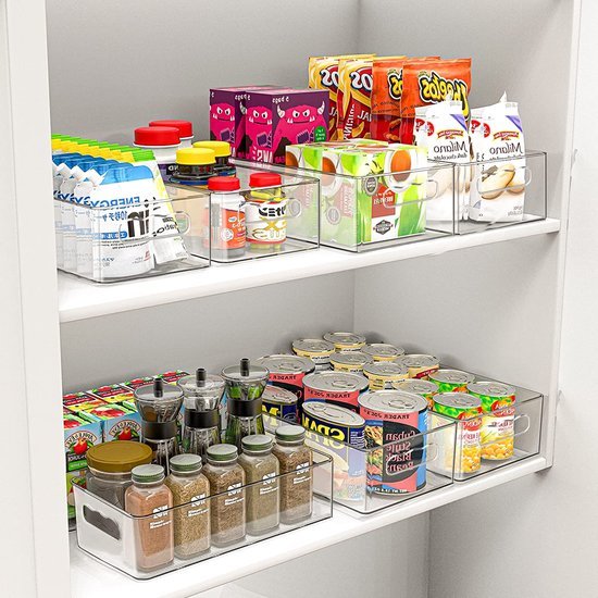 Unyqoos® 9-delige Organizer Set voor Koelkast, Keuken, Vriezer en Kantoor met Drie Maten