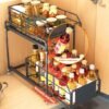 550x550-34295.jpg Unyqoos® Metalen keukenkast organizer met schuiflade en antislip ontwerp
