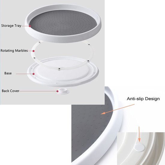 550x550-34342.jpg Unyqoos® Praktisch draaibaar kruidenrek voor keuken en eetkamer met antislipmatten