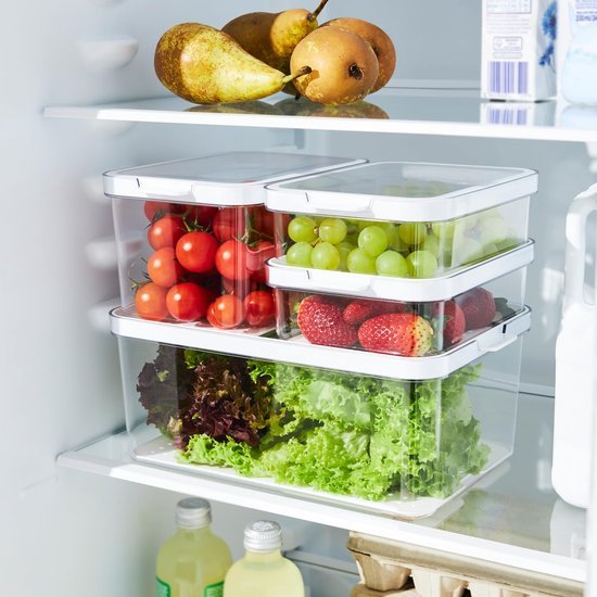 550x550-34344.jpg Unyqoos® Set van vijf praktische koelkastorganizers voor efficiënte voedselopslag