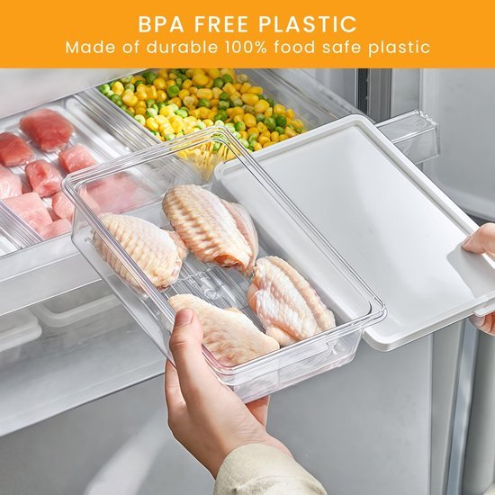 550x550-34357.jpg Unyqoos® Transparante set koelkastorganizers voor optimaal gebruik van ruimte in uw keuken