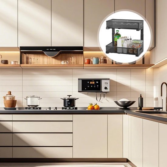 550x550-34371.jpg Unyqoos® Uittrekbare en verstelbare opbergeenheid voor keuken en badkamer