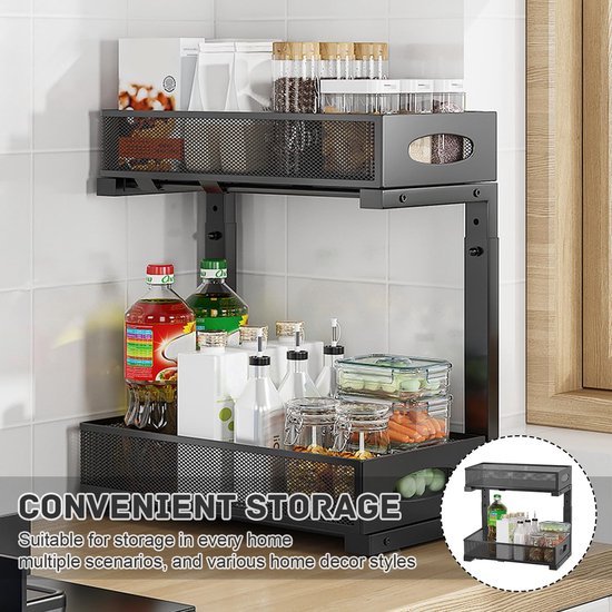 550x550-34372.jpg Unyqoos® Uittrekbare en verstelbare opbergeenheid voor keuken en badkamer
