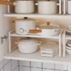 Unyqoos® Veelzijdige Keukenkast Organizer Met Antislipmat Voor Optimale Ruimtebenutting In Huis