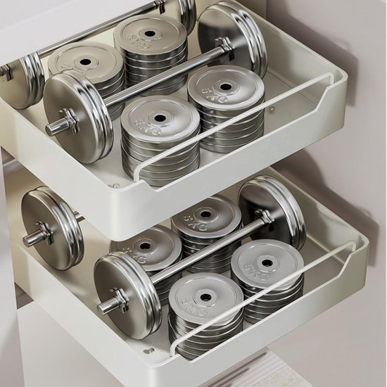 550x550-34539.jpg Unyqoos® Uitschuifbaar en verstelbaar opbergrek voor keuken en badkamer organisatie
