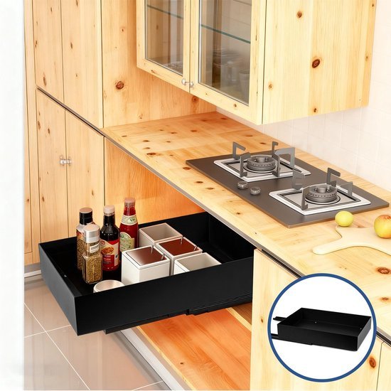 550x550-34552.jpg Unyqoos® Uittrekbare telescooplade voor keuken en badkamer zonder boren nodig