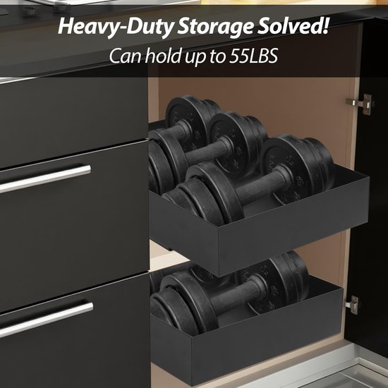 550x550-34554.jpg Unyqoos® Uittrekbare telescooplade voor keuken en badkamer zonder boren nodig