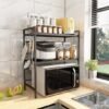 Unyqoos® Uittrekbare Keukenorganizer met Magnetronhouder en Veelzijdige Opslagoplossing